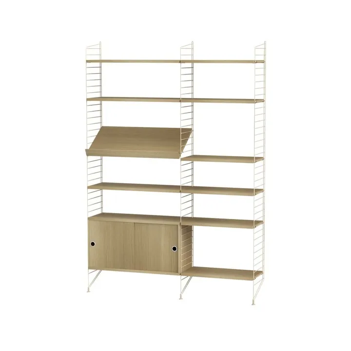 String living room oak & beige - Combination H - String