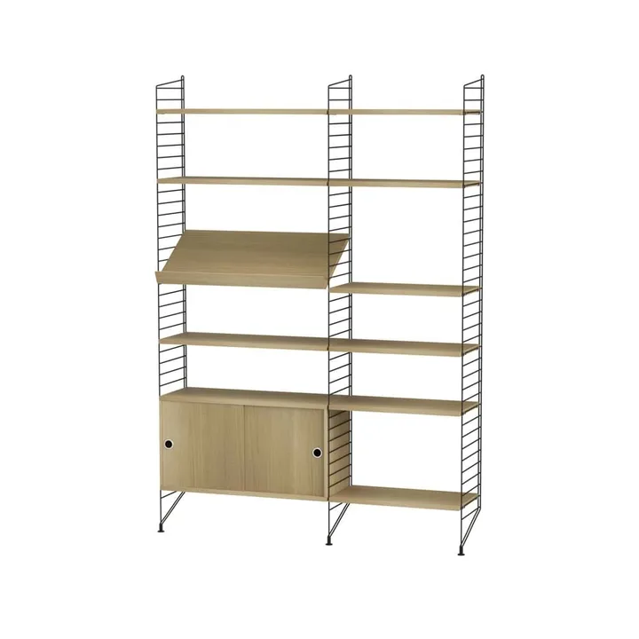 String living room oak & black - Combination H - String