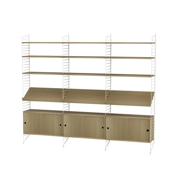 String living room oak & white - Combination G - String