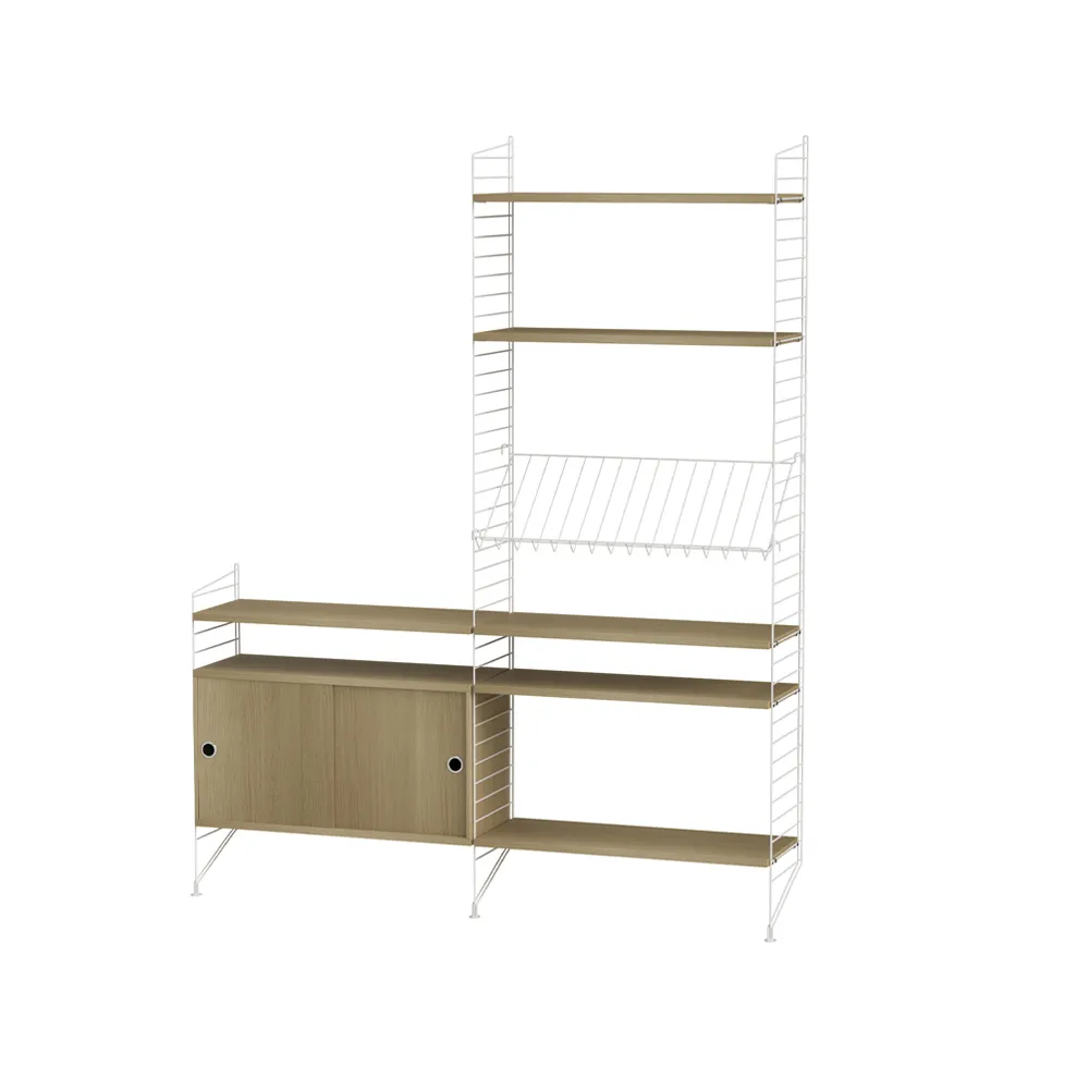 String living room oak & white - Combination K,  String