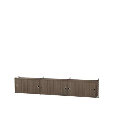 String living room walnut & black- Combination D - String