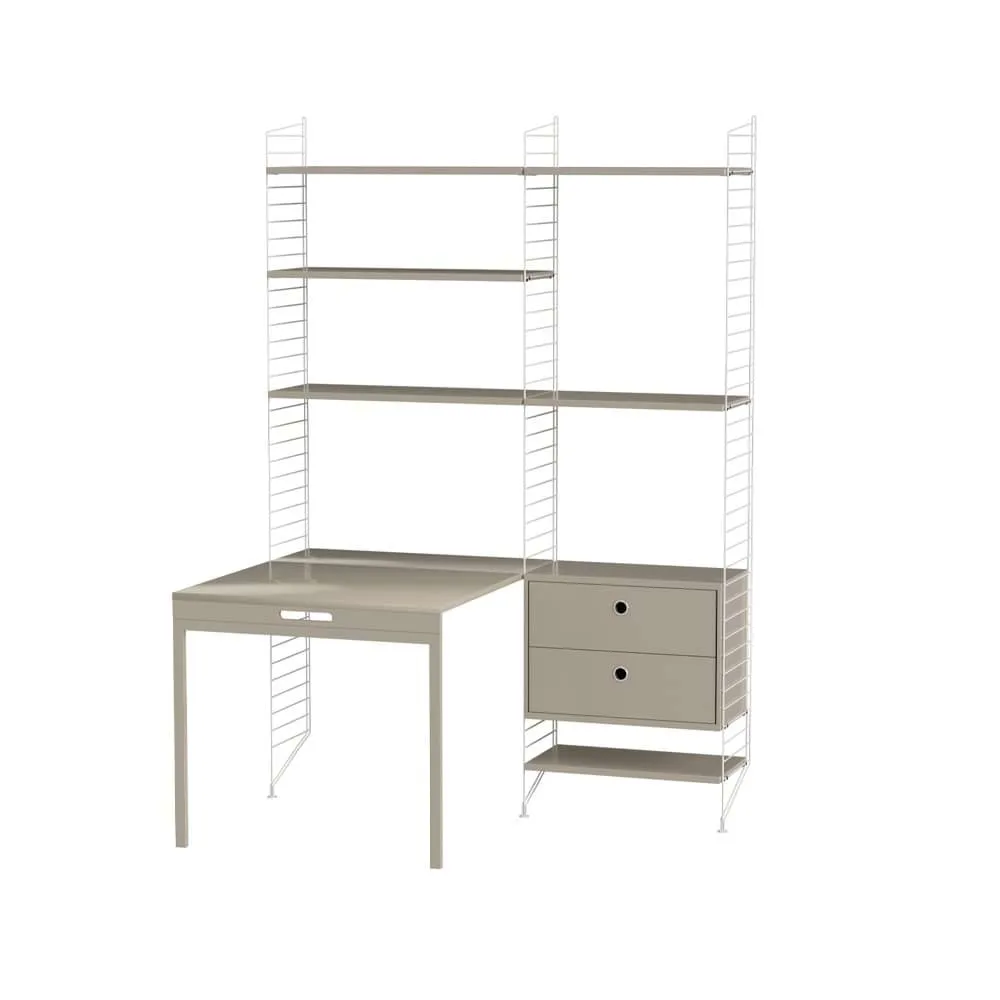 String office beige & white - Combination E String