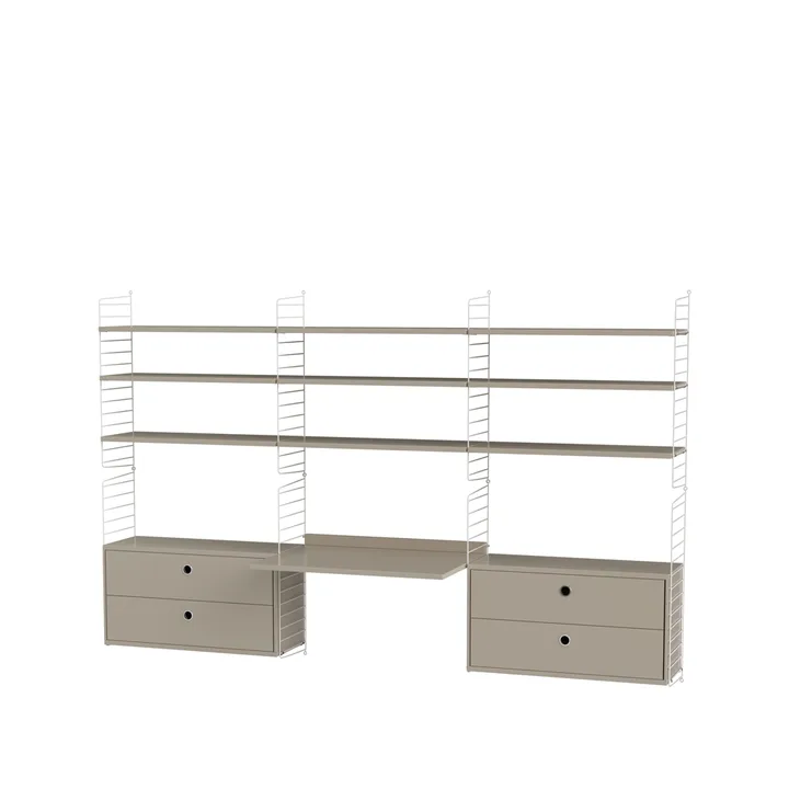 String office beige & white - Combination F - String