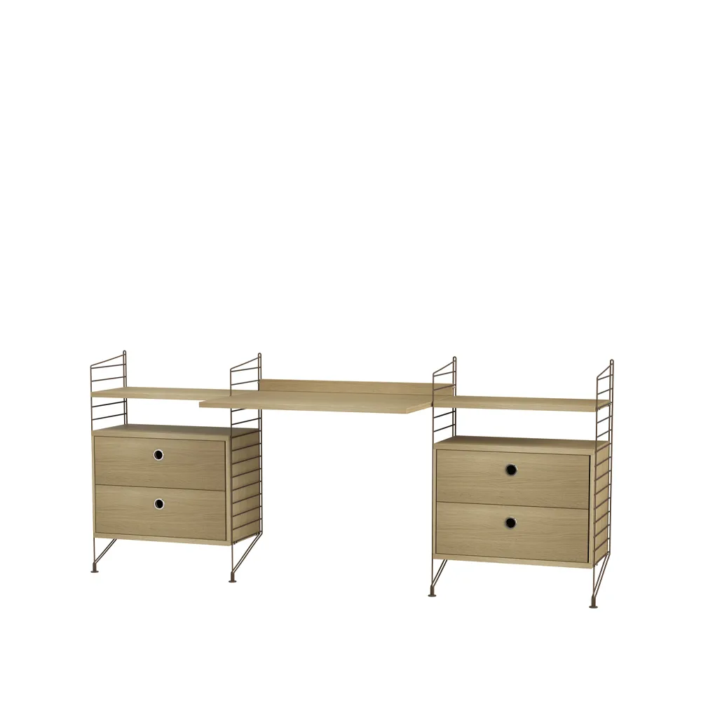 String office oak & brown - Combination C,  String