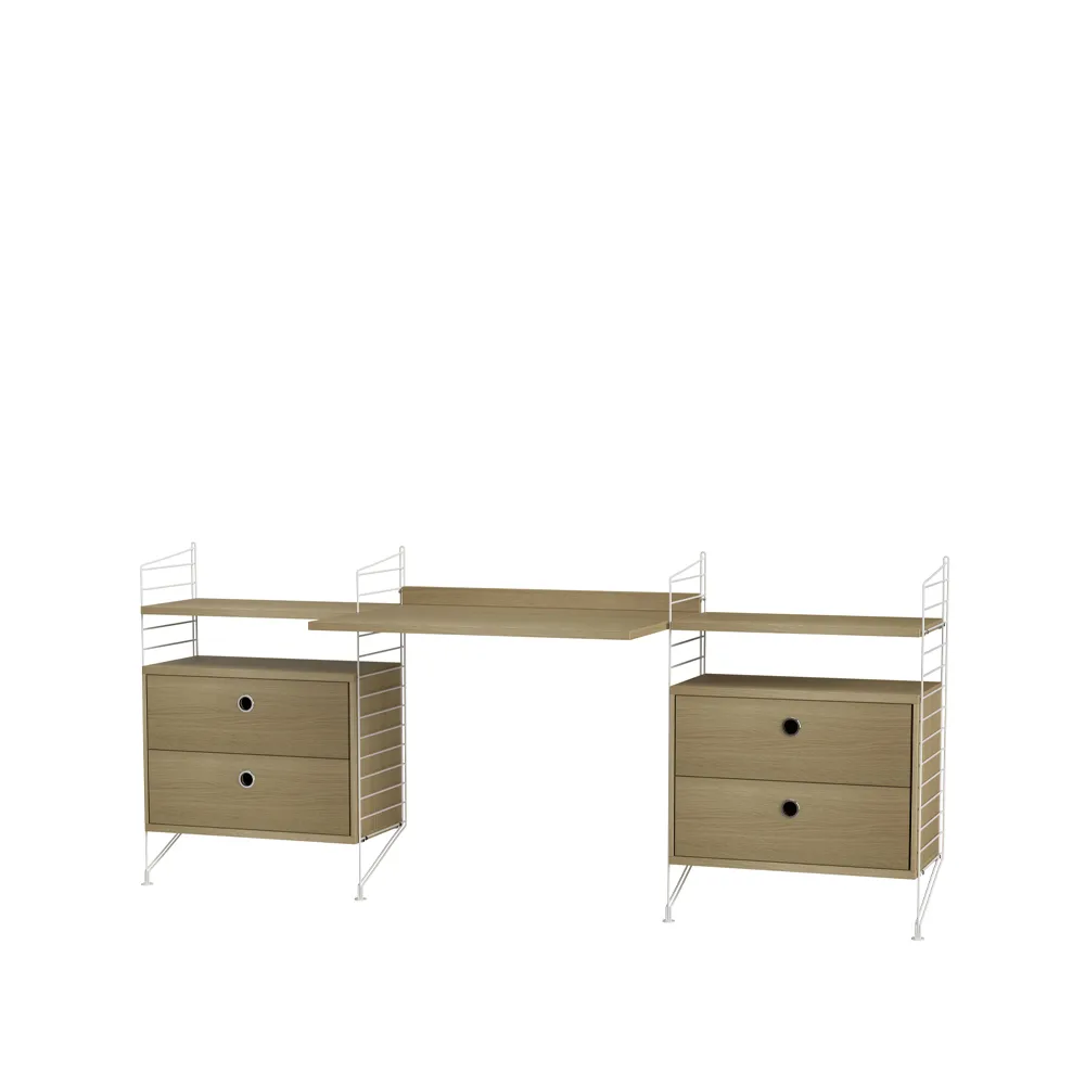 String office oak & white - Combination C,  String