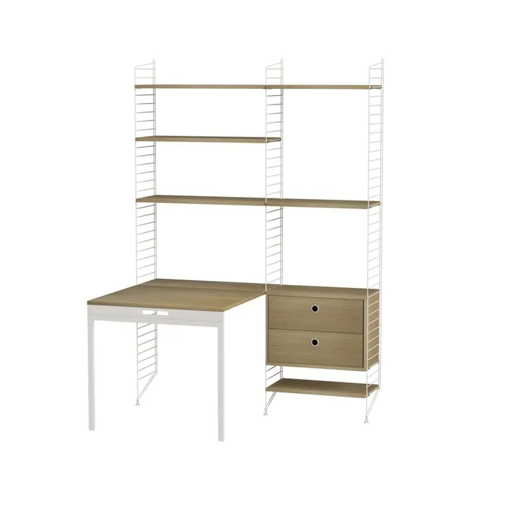 String office oak & white - Combination E - String