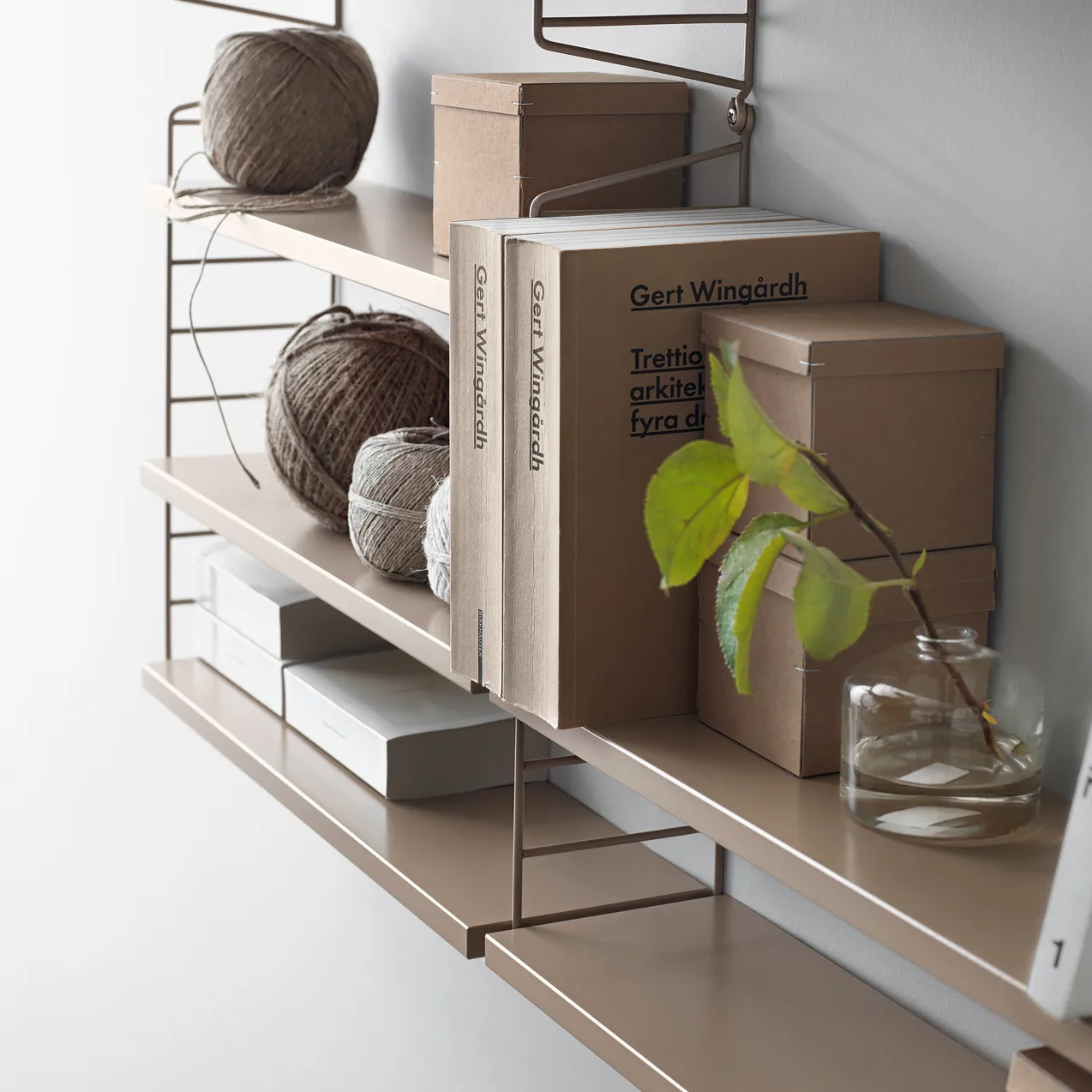 String shelf Pocket beige, beige String