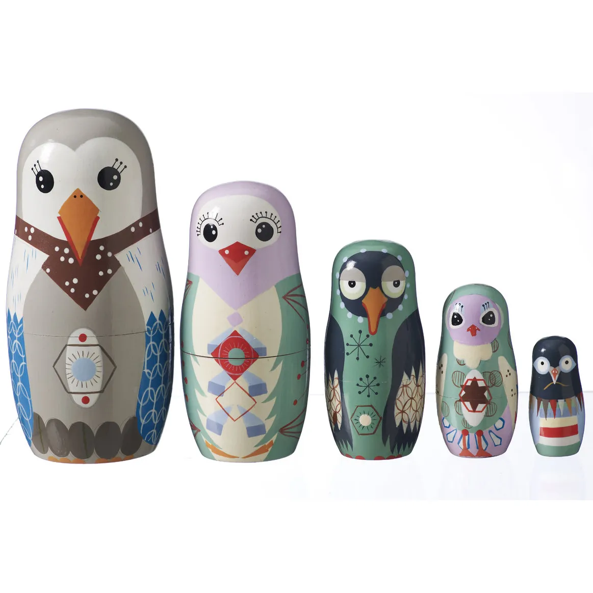 Bird family, multi 5-pack Superliving