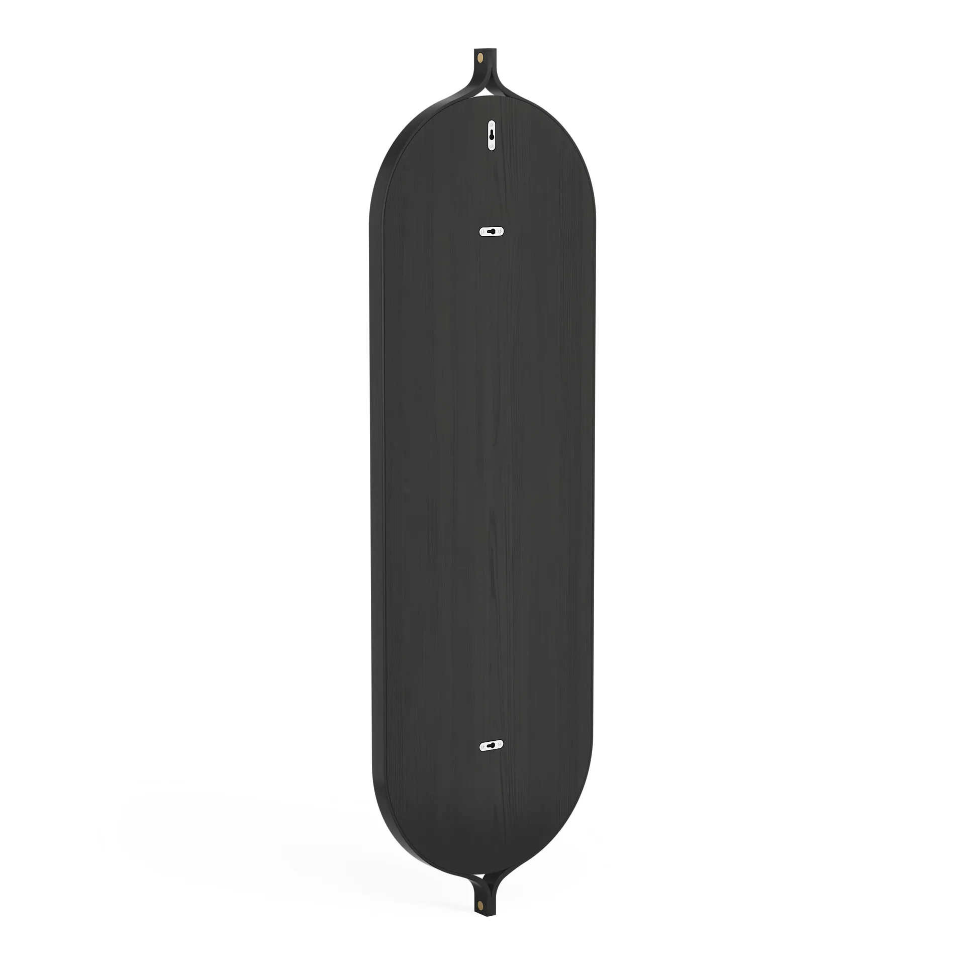 Comma Mirror oblong 135 cm, Ash black stain Swedese