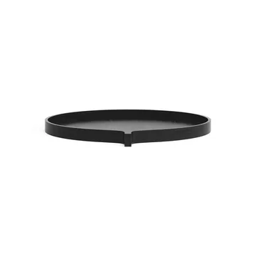 Comma tray Ø52 cm - Ash black oiled - Swedese