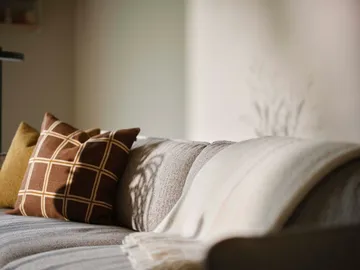 Continental sofa - Wave Cobblestone-orkangrå - Swedese