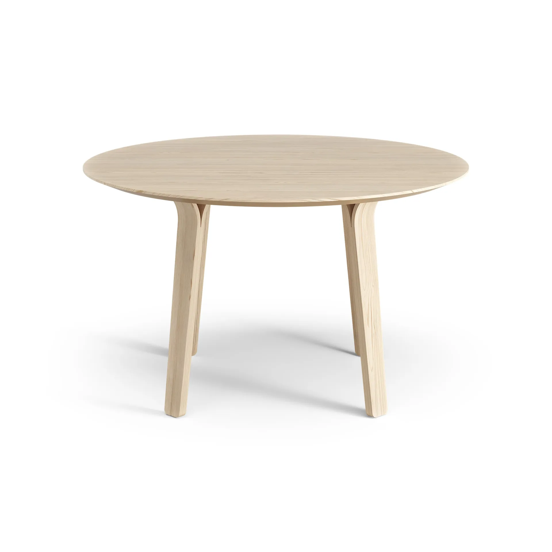 Divido table Ø120 cm, Ash laquered Swedese