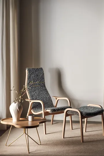 Flower mono table 84x90 cm - H39 cm Oak laquered - Swedese