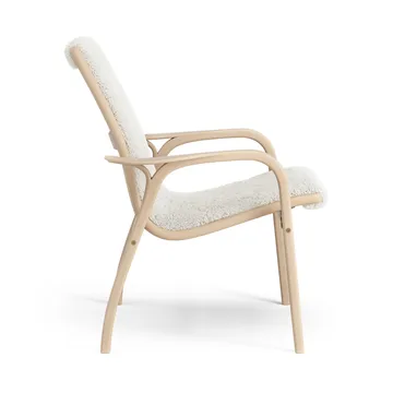 Laminett arm chair laquered beech/sheep skin - Off white (white) - Swedese