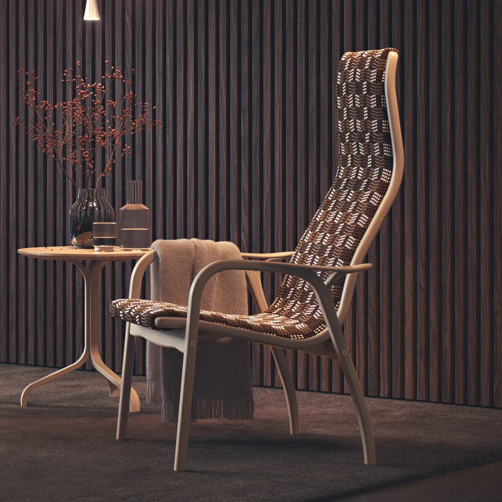 Lamino Edition 2022 armchair set, Fabric brown Swedese