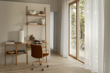 Libri shelf 2 shelf - Ash lacquered nutmeg - Swedese