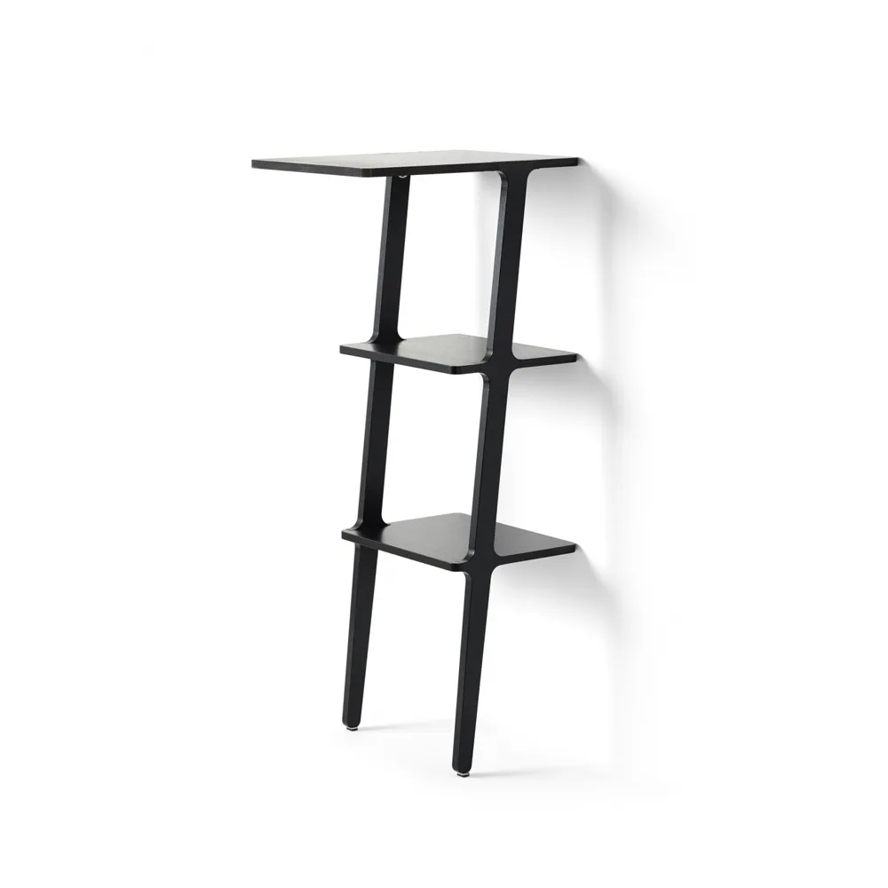 Libri standing table, Ash black glazed Swedese