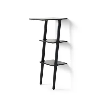 Libri standing table - Ash black glazed - Swedese