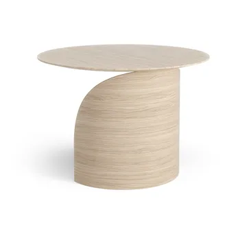 Savoa table H45 cm - Oak white pigmented - Swedese