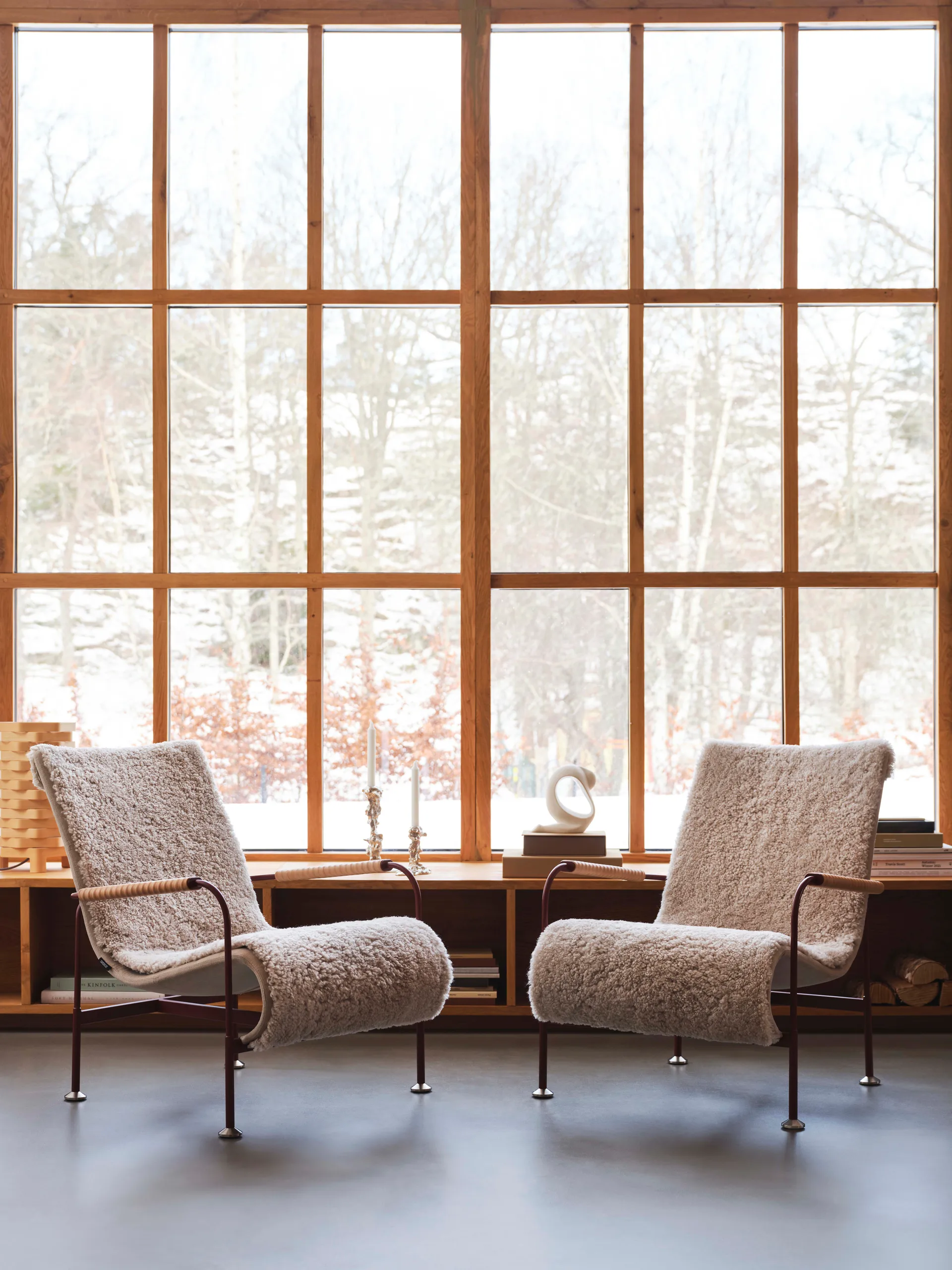 Serpentine armchair, Fabric Romo Linara Rye-chrome Swedese