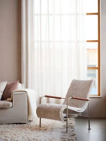 Serpentine armchair - Fabric Romo Linara Rye-red-tärnsjö Nature - Swedese
