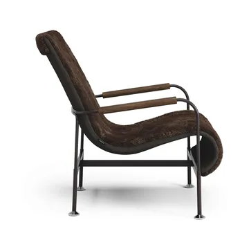 Serpentine armchair - Sheepskin Espresso dark brown - Swedese