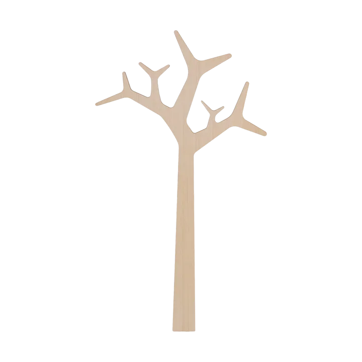 Tree wall wall-mounted coat hanger Special Edition 134 cm - White pigmented pine - Swedese