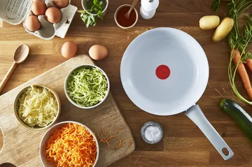 Natural chef frying pan set grey - 2 pieces - Tefal