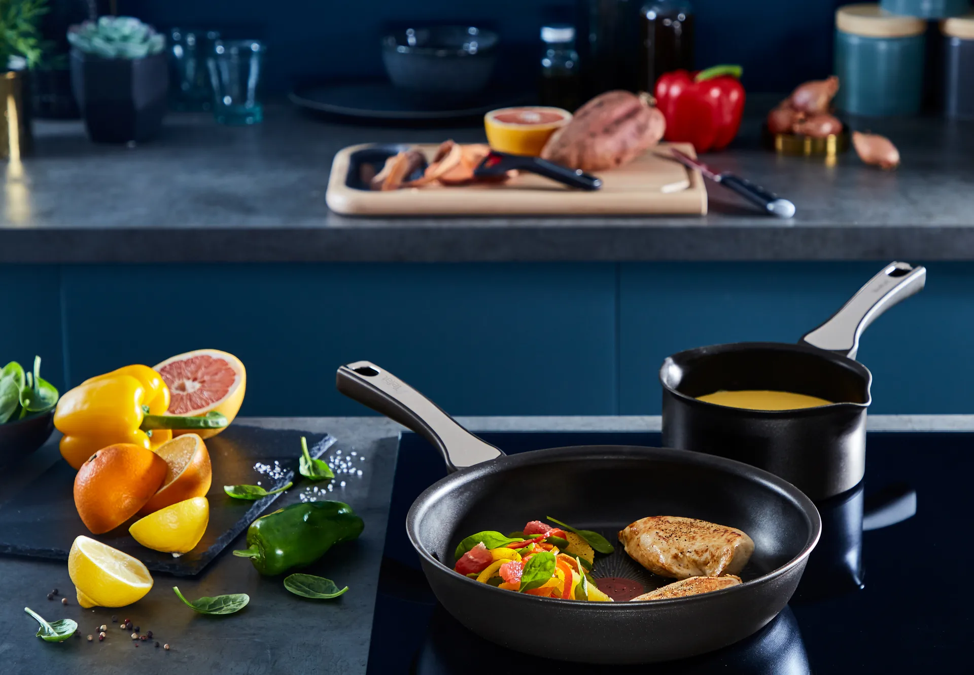 Unlimited ON frying pan set, 3 pieces Tefal