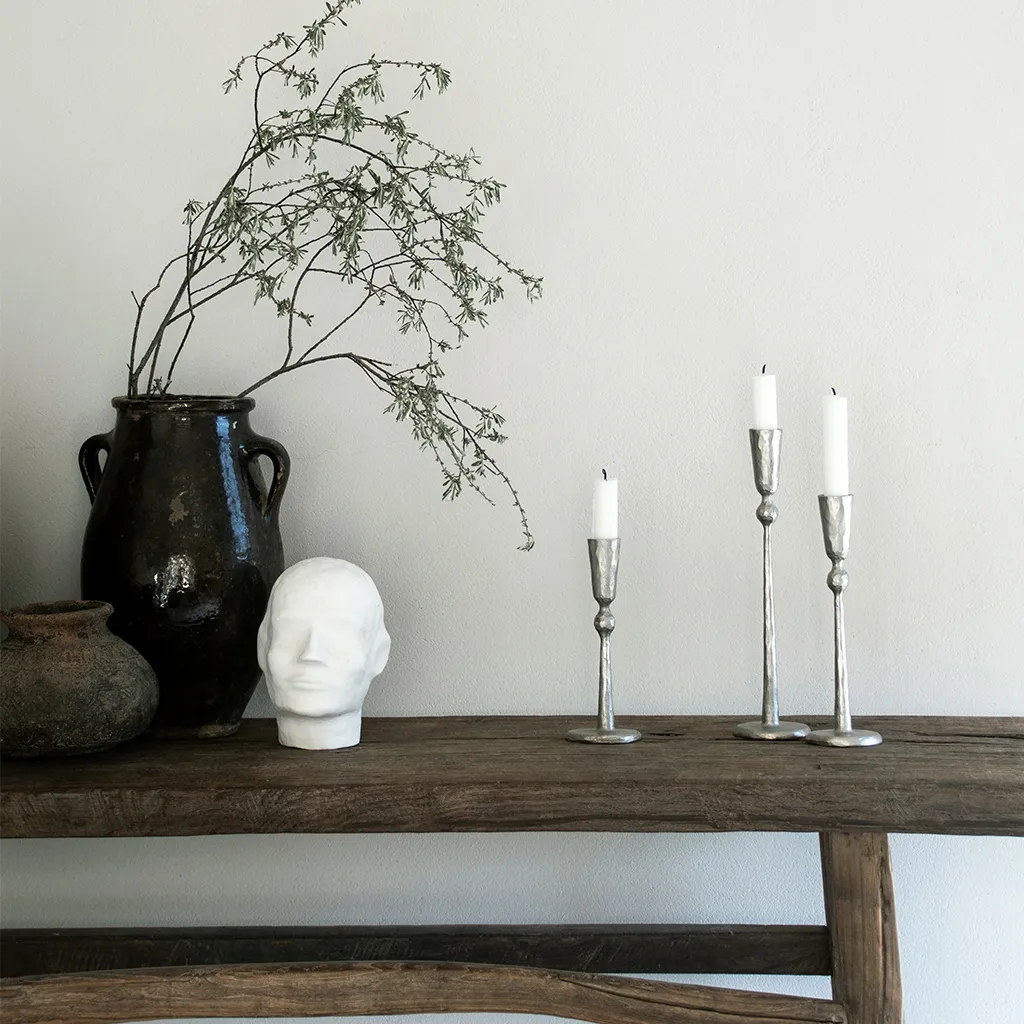 Boule candlestick silver, Medium Tell Me More