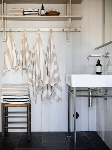 Cleo towel 50x70 cm - Beige - Tell Me More