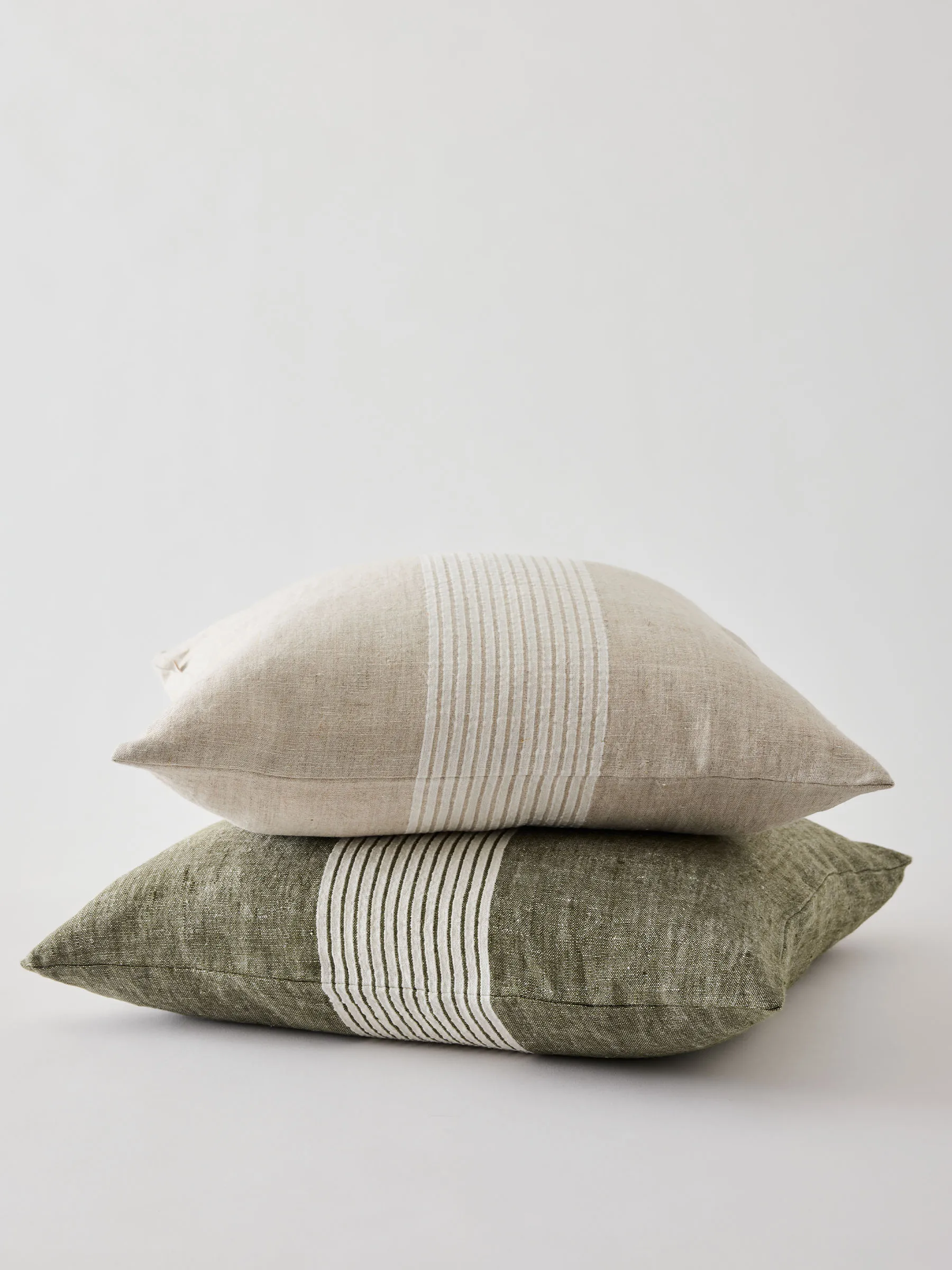 Colette cushion cover, Natural stripe, 50x50 cm Tell Me More