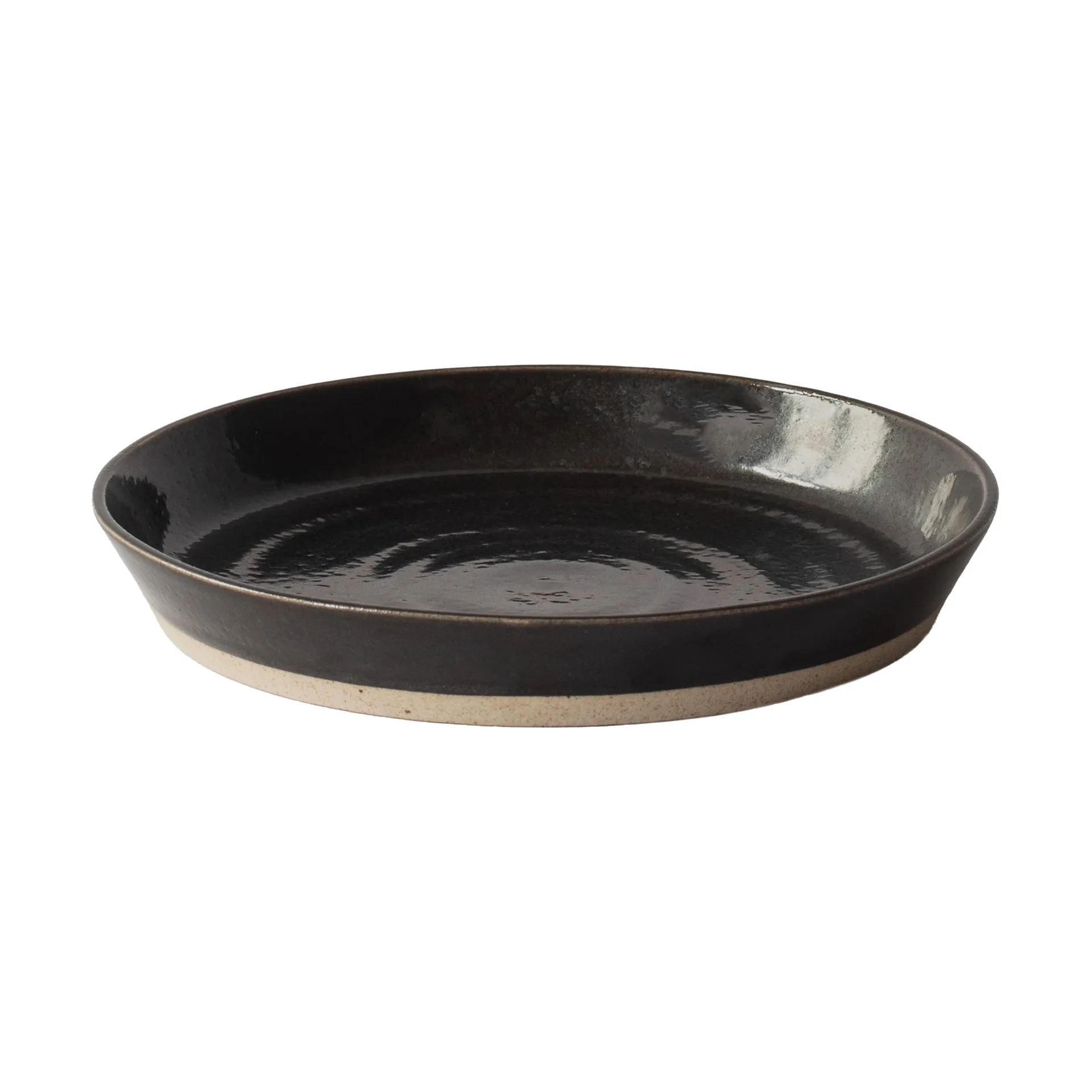 Fenix deep plate Ø24 cm, Brown-black Tell Me More