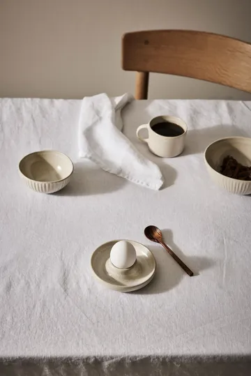 Granada egg cup Ø12 cm - Cream white-beige - Tell Me More