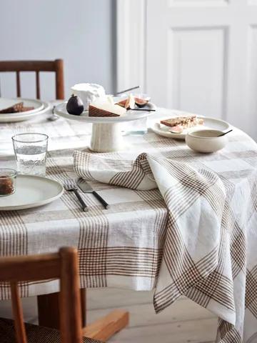 Odette cloth napkin - Brown, 45x45 cm - Tell Me More