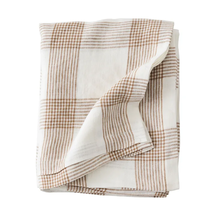 Odette tablecloth - Brown, 145x330 cm - Tell Me More