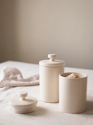 Palermo jar with lid - Offwhite, medium 1.1 L - Tell Me More