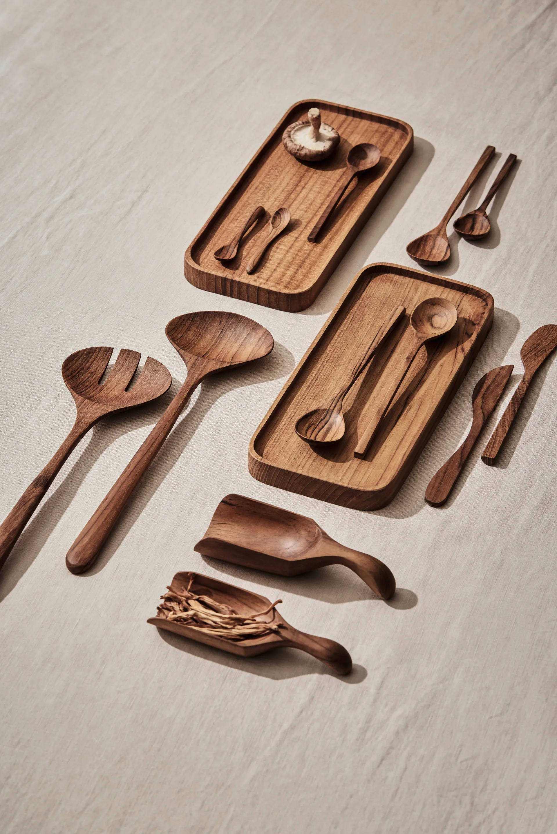Teak scoop, Brown Tell Me More