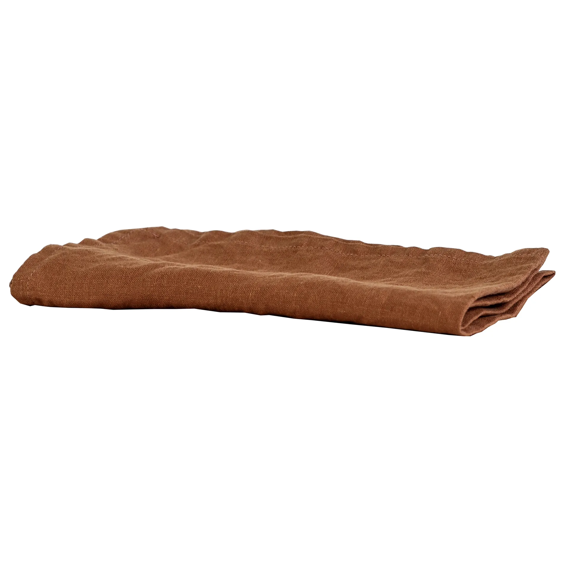 Tell me more kitchen towel linen 50x70 cm, Amber (brown) Tell Me More
