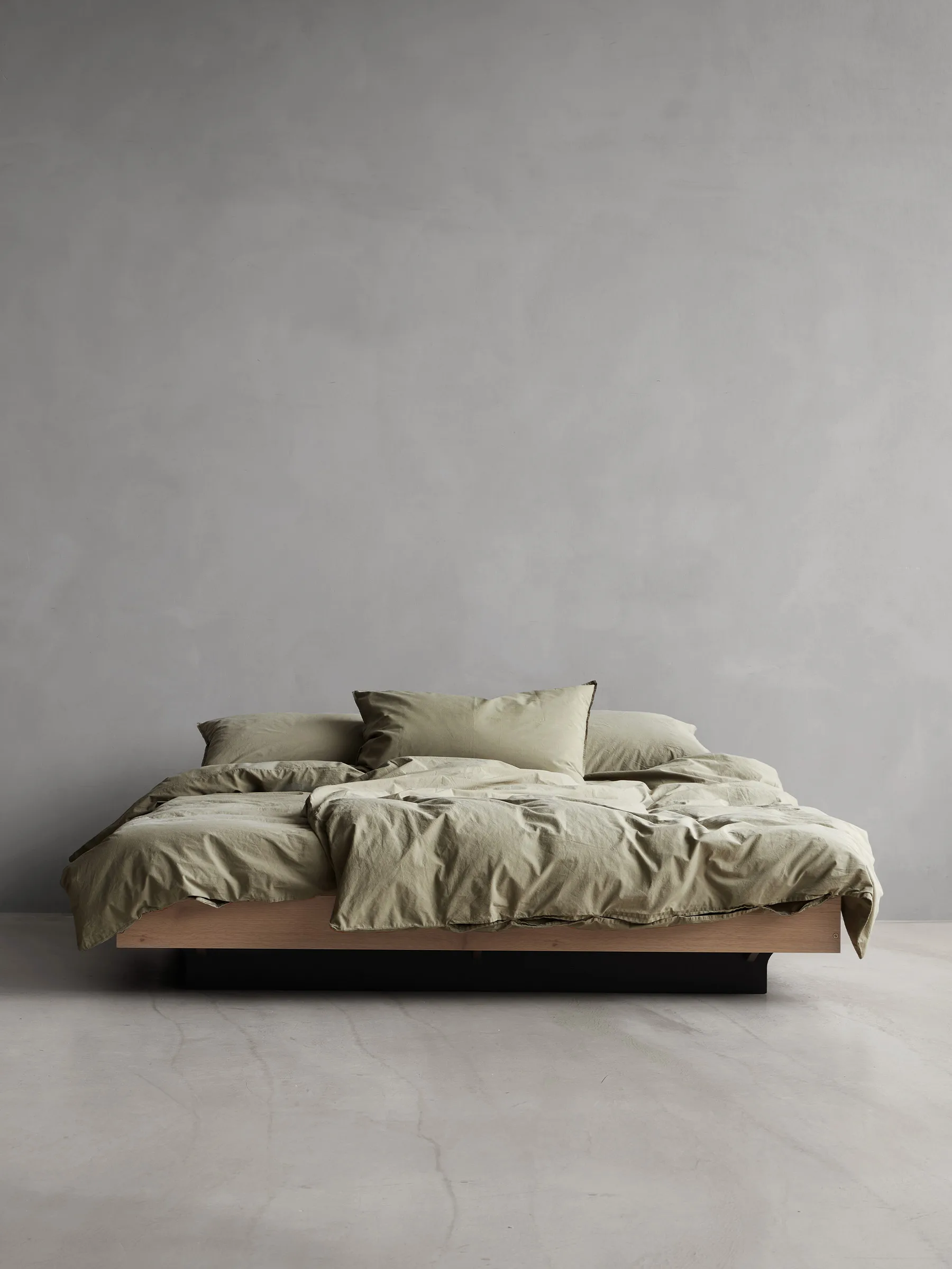 Tell Me More pillowcase cotton
, Olive, 50x75 cm Tell Me More