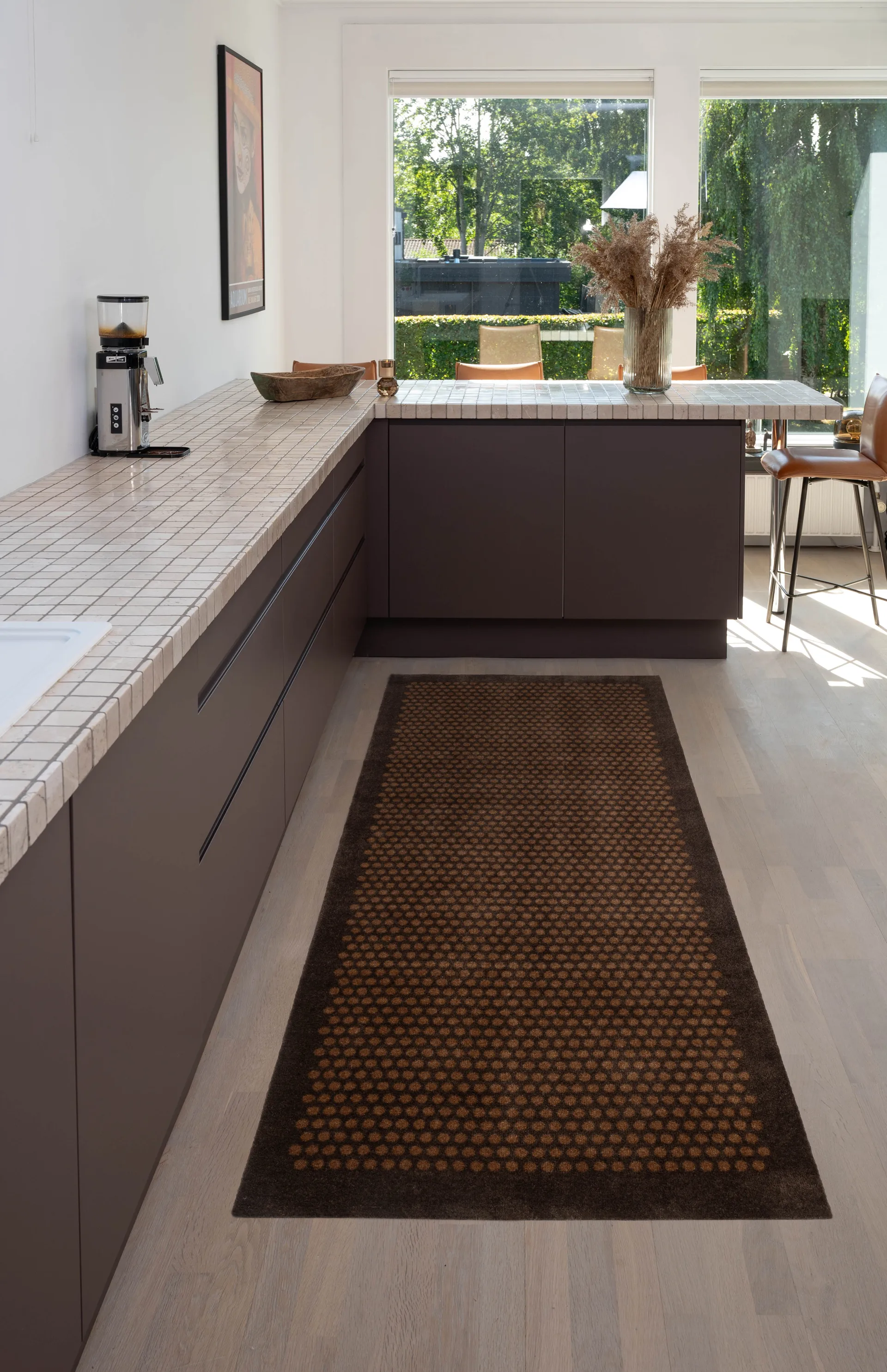 Dot hallway rug, Cognac-brown, 90x200 cm tica copenhagen