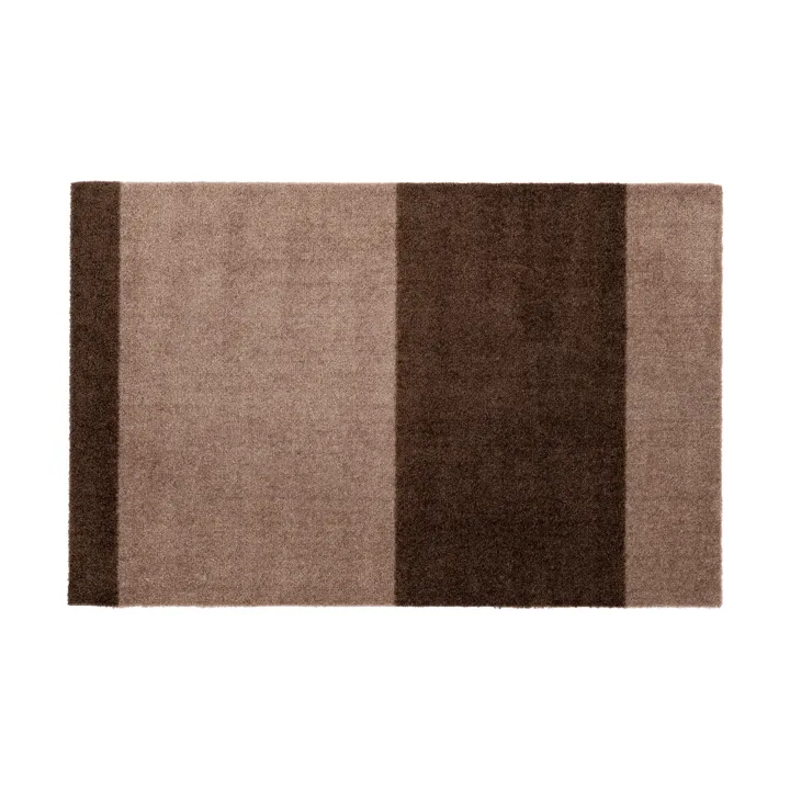 Stripes doormat horizontal - Sand-brown. 60x90 cm - tica copenhagen