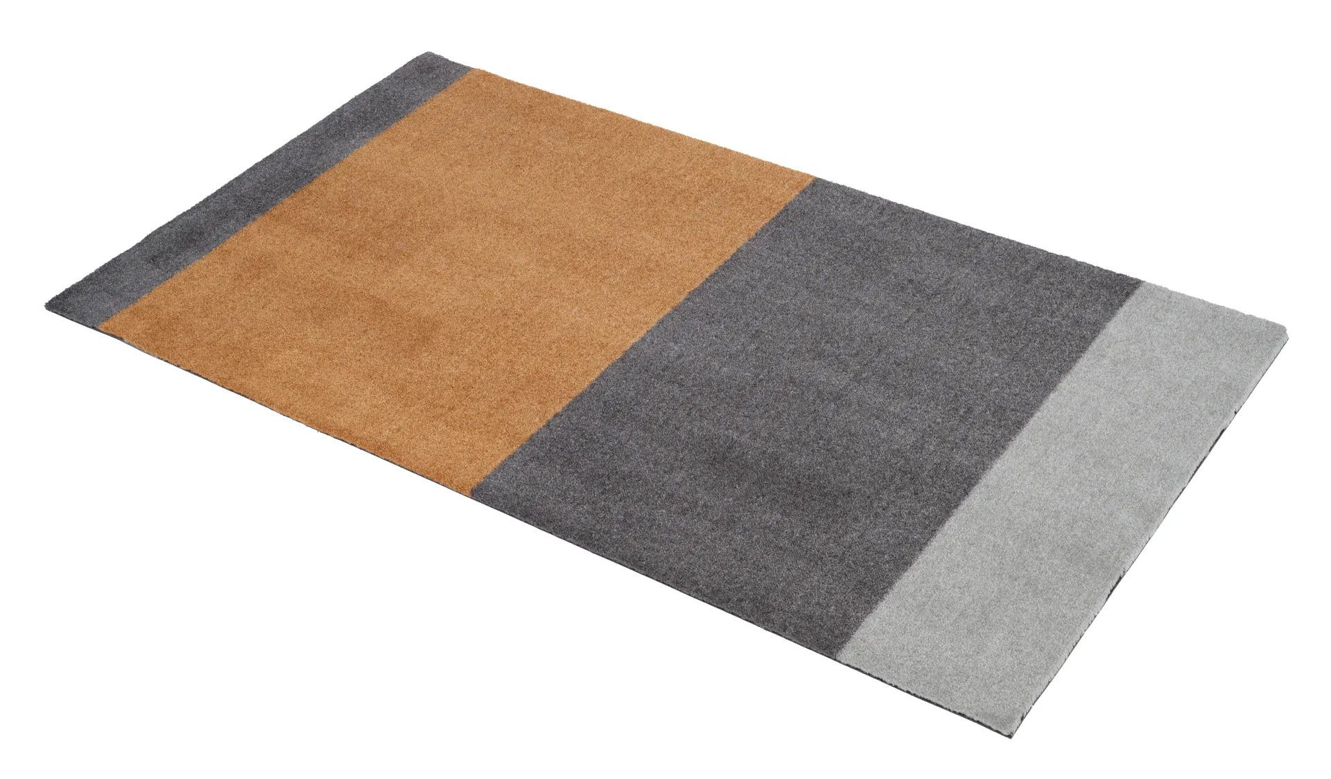 Stripes hallway rug horizontal, Grey-grey-dijon. 67x120 cm tica copenhagen