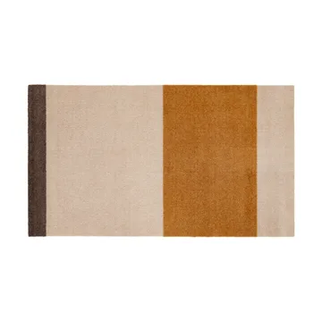 Stripes hallway rug horizontal - Ivory-dijon-brown. 67x120 cm - tica copenhagen