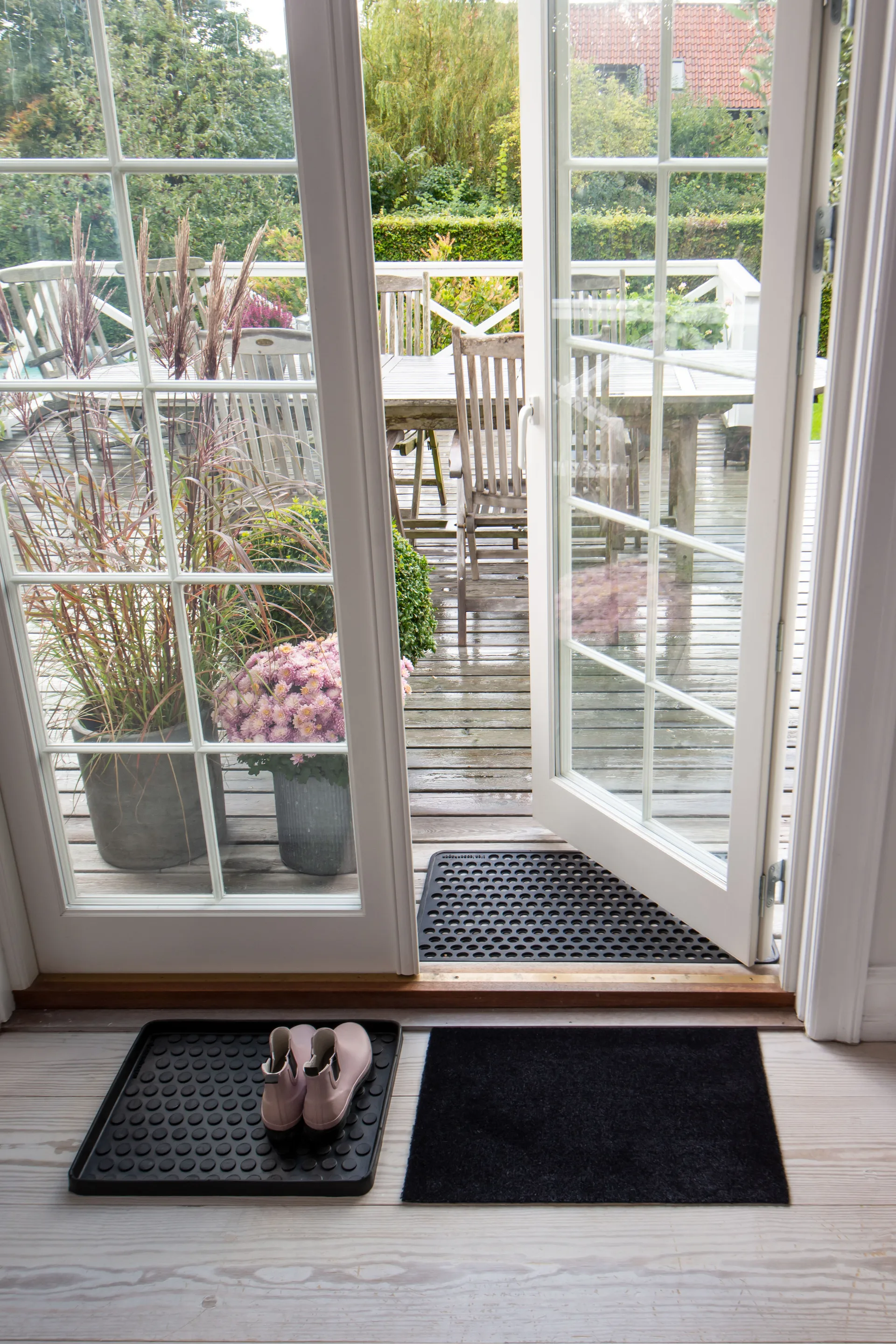 Unicolor doormat, Black. 40x60 cm tica copenhagen