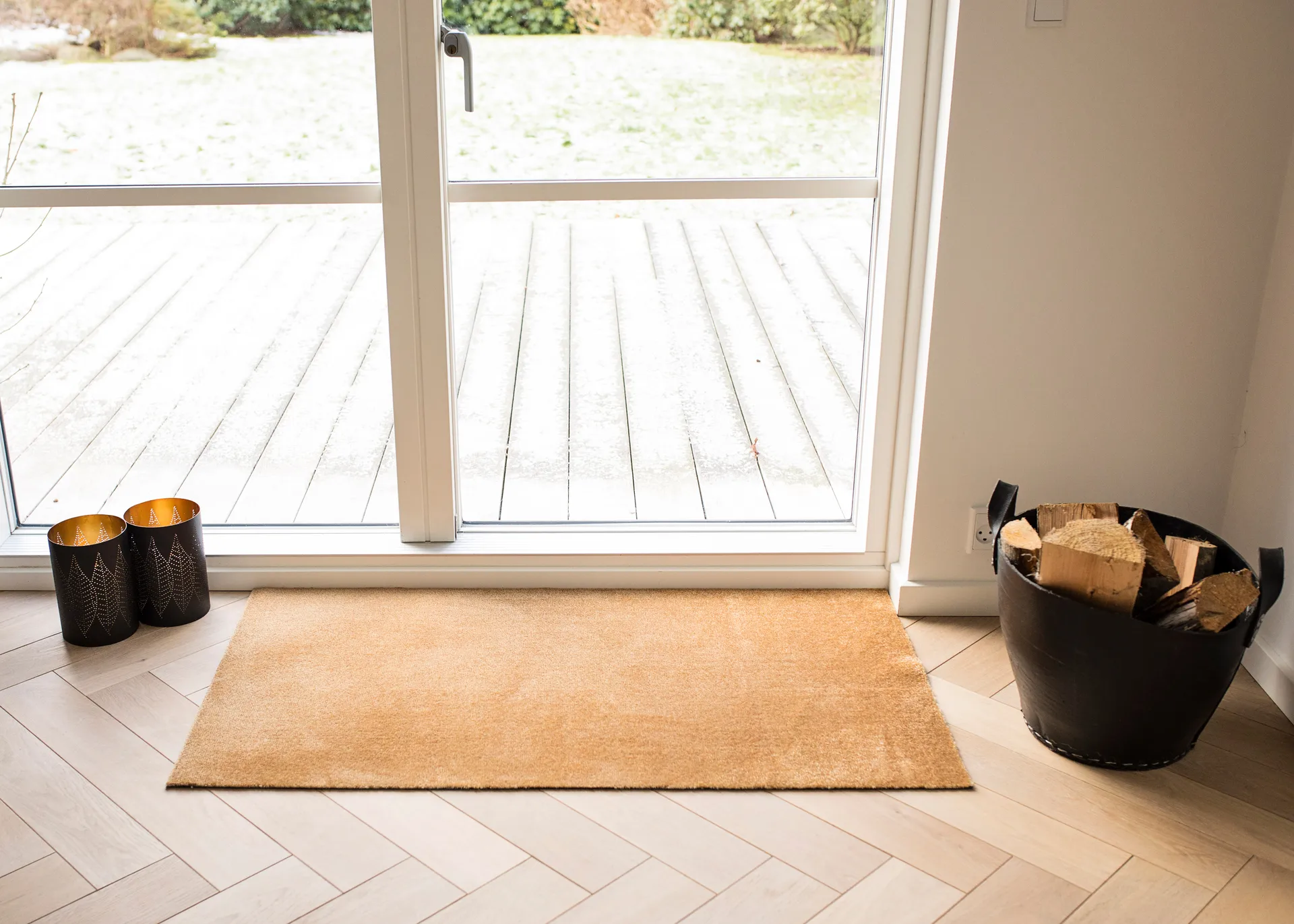 Unicolor hallway rug, Dijon. 67x120 cm tica copenhagen