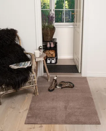 Unicolor hallway rug - Sand. 90x130 cm - tica copenhagen