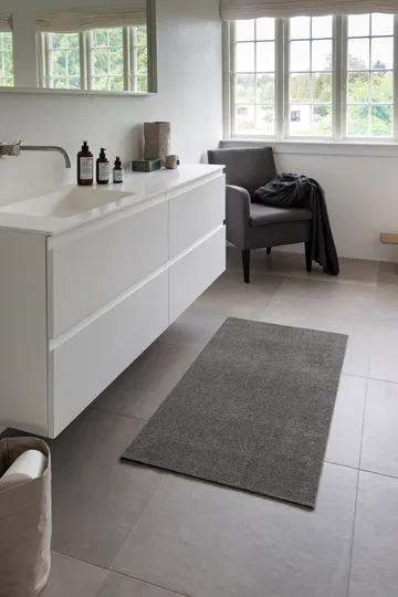 Unicolor hallway rug - Steel grey. 67x120 cm - tica copenhagen