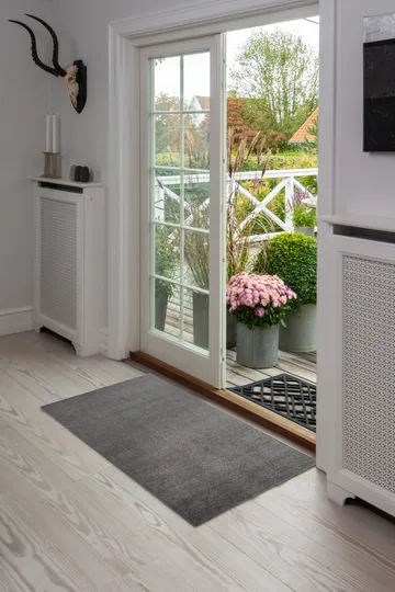 Unicolor hallway rug - Steel grey. 67x120 cm - tica copenhagen