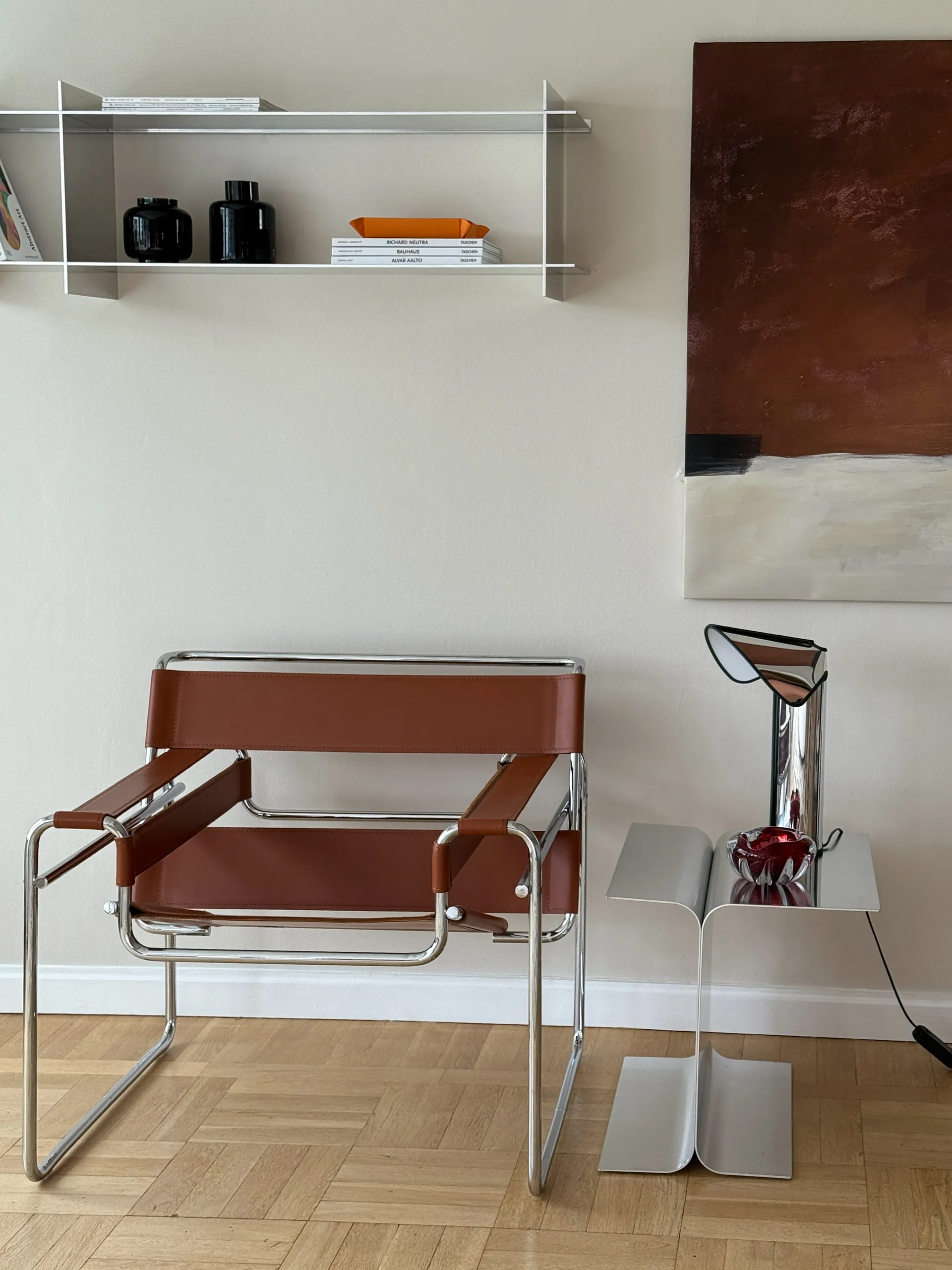 Ark wall shelf, Aluminium Tinted